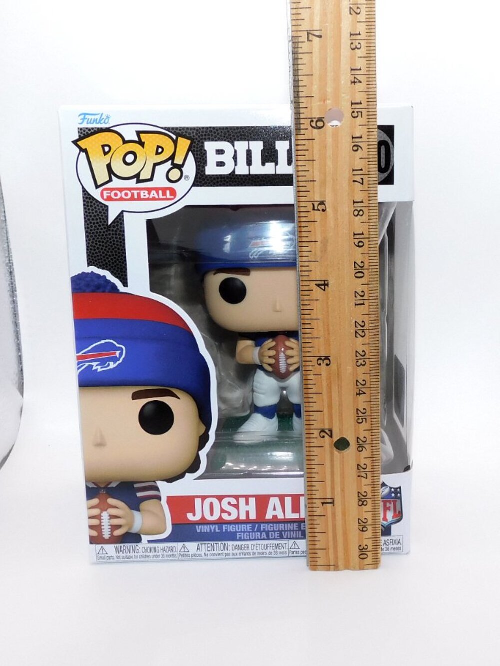 Funko Pop Football 350 Buffalo Bills Josh Allen Figure 17 MVP Hat Sports NEW - Picture 2 of 2